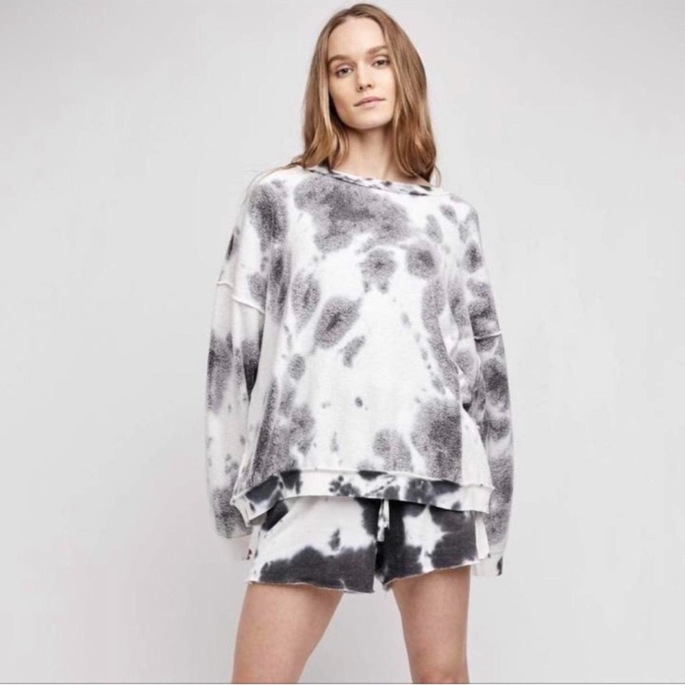 Free People Intimately Kelly Washed Tie-Dye Sweater